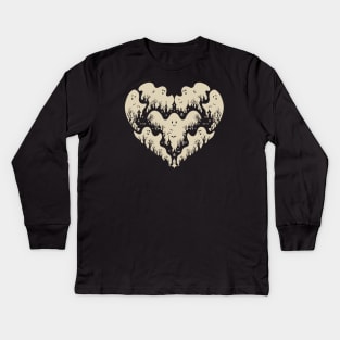 Ghost Castle Kids Long Sleeve T-Shirt